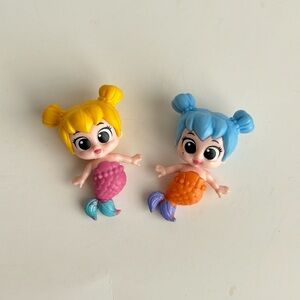 Zuru Mini Brands Cute Mermaid Plastic Figure Toy  2" Lot of 2